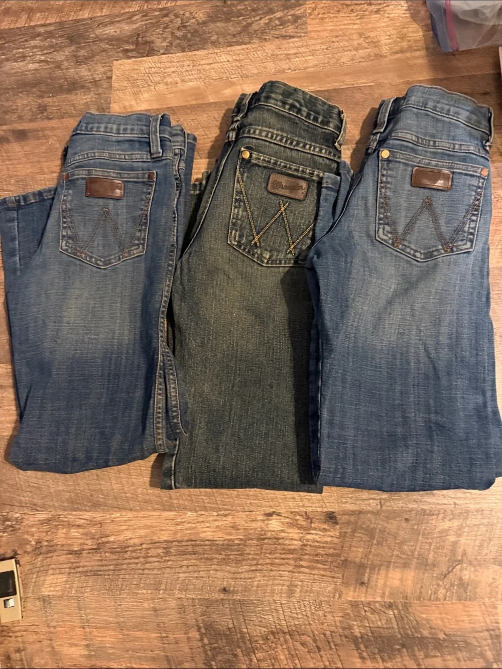 Wrangler Jeans Trio - Light Blue & Dark Blue